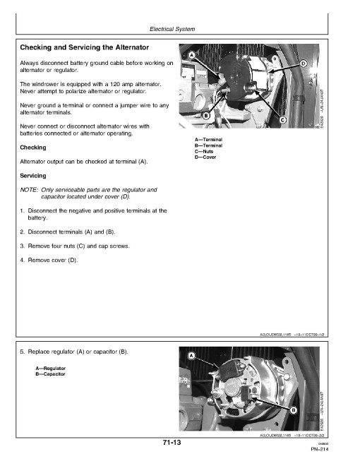 John Deere 4890 Self-Propelled Windrowers (SN: 130251 - 150000) Operators Manual (OME97928)