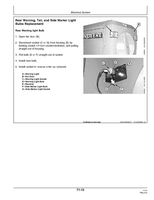 John Deere 4890 Self-Propelled Windrowers (SN: from 150001) Operators Manual (OME98055)
