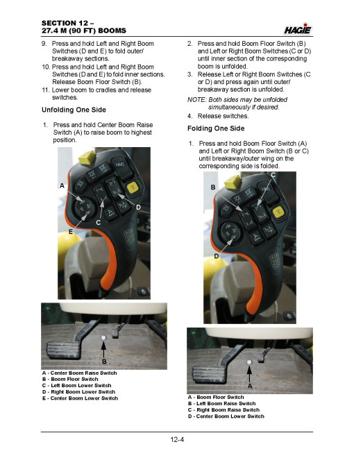 John Deere (Hagie) LS475 Mounted Sprayers (North America) Operators Manual (OMFA493885)
