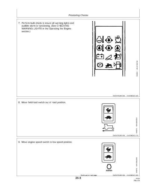 John Deere 4895 Self-Propelled Windrowers (SN: from 350001) Operators Manual (OMFH307038)