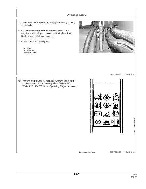 John Deere 4995 Self-Propelled Windrowers (SN: from 350001) Operators Manual (OMFH307041)