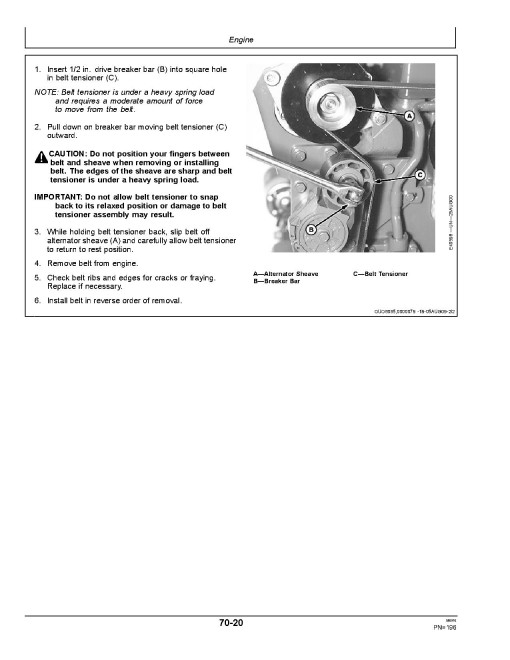 John Deere A400 Self-Propelled Windrowers (SN: 370001 - 380000) (Export Edition) Operators Manual (OMFH311708)