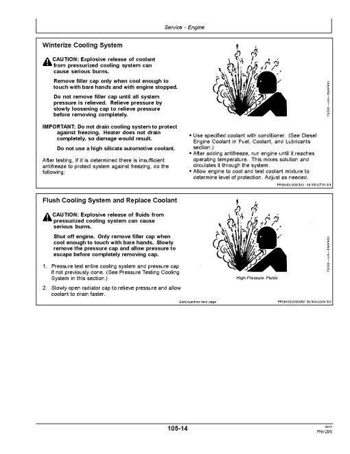 John Deere W235 Rotary Self-Propelled Windrowers (SN: 400001 - 420000) (North America) Operators Manual (OMFH321097)