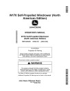 John Deere W170 Self-Propelled Windrowers (SN: up to 490000) (North America) Operators Manual (OMFH342482)