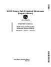 John Deere W235 Rotary Self-Propelled Windrowers (Export Edition) Operators Manual (OMFH343725)
