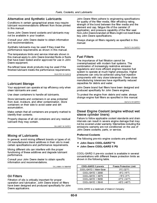 John Deere W155 Self-Propelled Windrowers (North America) Operators Manual (OMFH349957)