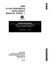 John Deere JA65 Walk-Behind Mowers (SN: 010001 - 100000) (North America) Operators Manual (OMGC00128)