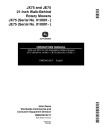 John Deere JE75 (SN:010001-020000) and JX75 (SN:010001-030000) Walk-Behind Mowers (North America) Operators Manual (OMGC00132)