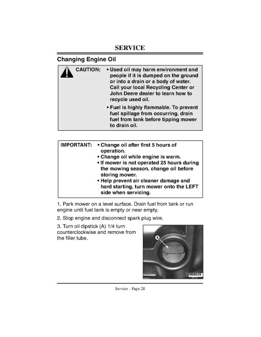 John Deere JA65 Walk-Behind Mowers (SN: from 010001) (Export Edition) Operators Manual (OMGC00256)