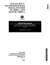 John Deere JE75 (SN:020001-030000) and JX75 (SN:030001-200000) Walk-Behind Mowers (Export Edition) Operators Manual (OMGC00314)