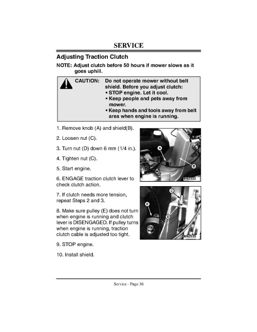 John Deere JE75 (SN:020001-030000) and JX75 (SN:030001-200000) Walk-Behind Mowers (Export Edition) Operators Manual (OMGC00314)