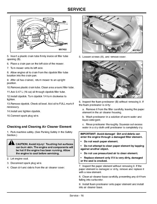 John Deere JA60 and JA62 Walk-Behind Mowers (SN: 100001 - 110000) (North America) Operators Manual (OMGC00514)