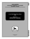 John Deere JA65 Walk-Behind Mowers (SN: from 010001) (North America) Operators Manual (OMGC00516)