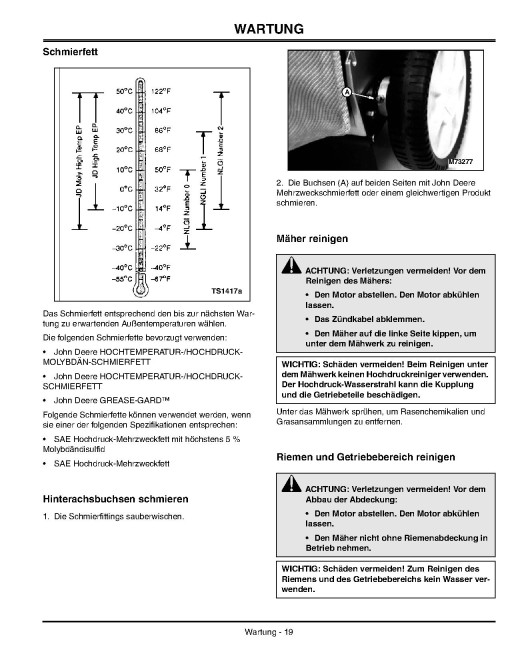 John Deere JA62 Walk-Behind Mowers (SN: from 100001) (Export Edition) Operators Manual (OMGC00518)