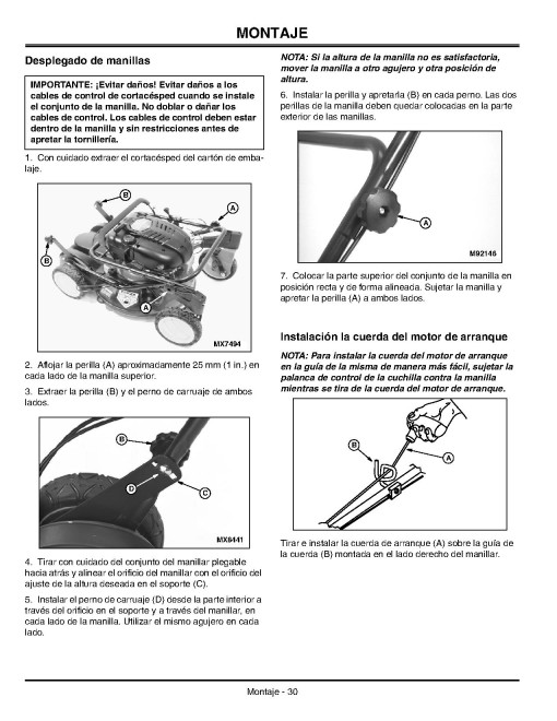 John Deere JS63C Walk-Behind Mowers (SN: 100001 - 140000) (Export Edition) Operators Manual (OMGC00540)