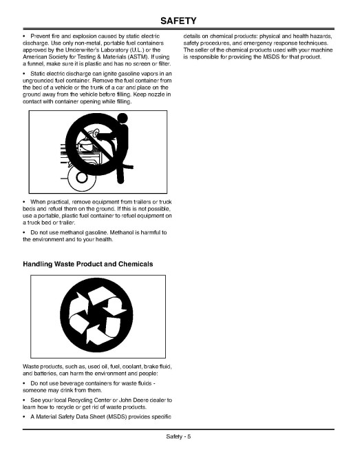 John Deere JS60H Walk-Behind Mowers (SN: 100001 - 110000) (North America) Operators Manual (OMGC00551)