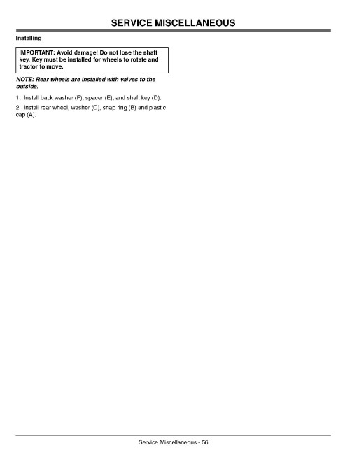 John Deere L100, L108, L111, L118, L120 and L130 Lawn Tractors (North America, Export) Operators Manual (OMGX22058)