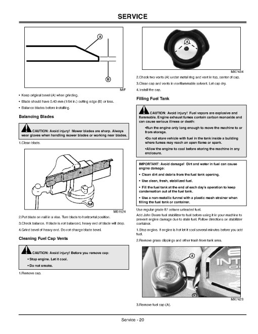 John Deere JS60H(SN:130001-), JS63(SN:160001-180000), JS63C(SN:140001-160000) Walk-Behind Mowers (N.America) Operators Manual (OMGX22067)