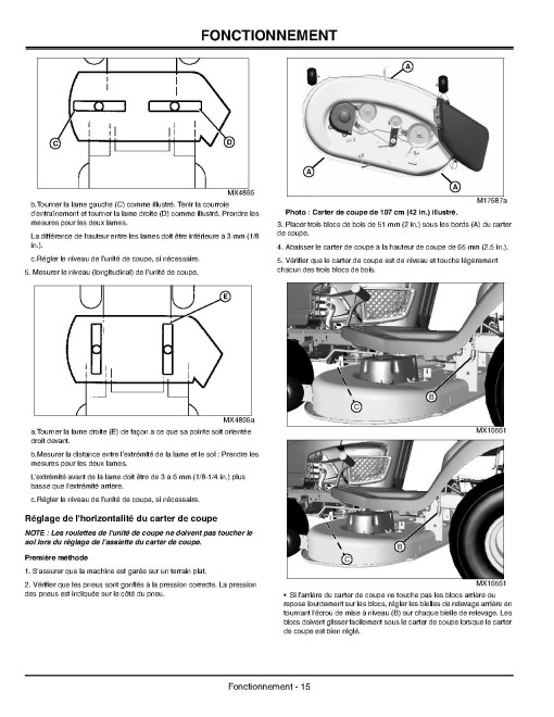 John Deere X110, X120 and X140 (SN: 010001-020000) Lawn Tractors (Export Edition) Operators Manual (OMGX22493)