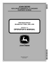 John Deere JS26, JS36 and JS46 Walk-Behind Mowers (SN: from 500001) (North America) Operators Manual (OMGX24127)