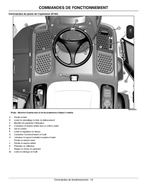 John Deere X125, X145 and X165 (SN: 040001-050000) Lawn Tractors (Export Edition) Operators Manual (OMGX24638)