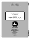 John Deere X135R and X155R (SN: 040001-050000) Lawn Tractors (Export Edition) Operators Manual (OMGX24655)