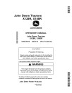 John Deere X135R and X155R (SN: 058001-100000) Lawn Tractors (Export Edition) Operators Manual (OMGX25276)
