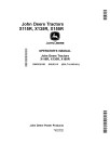 John Deere X115R, X135R and X155R (SN: 700001-800000) Lawn Tractors (Export Edition) Operators Manual (OMGX26150)