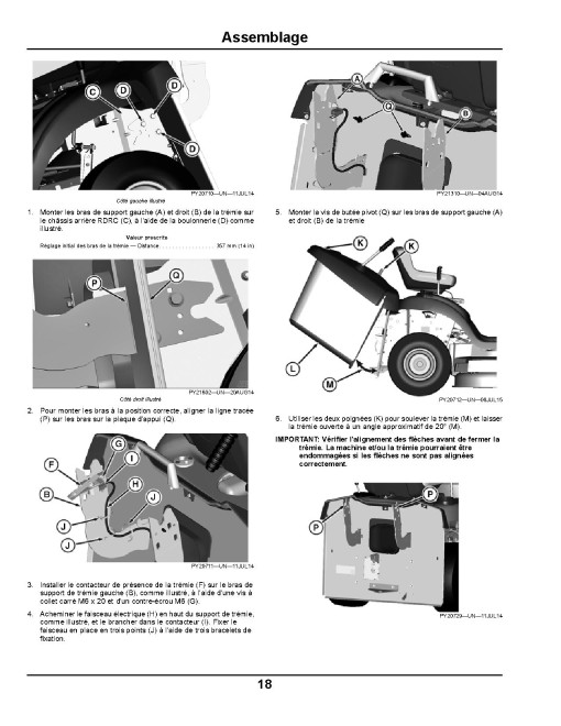 John Deere X115R, X135R and X155R (SN: 700001-800000) Lawn Tractors (Export Edition) Operators Manual (OMGX26150)