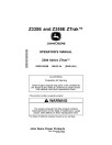 John Deere ZTrak Z335E and Z355E (SN: 010001-050000) Zero-Turn Mowers (North America) Operators Manual (OMGX26258)