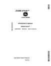 John Deere ZTrak Z335E (SN: 050001-080000) Zero-Turn Mowers (Export Edition) Operators Manual (OMGX26534)