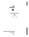 John Deere 4400 Combines (SN: from 350001) (North America) Operators Manual (OMH101505)