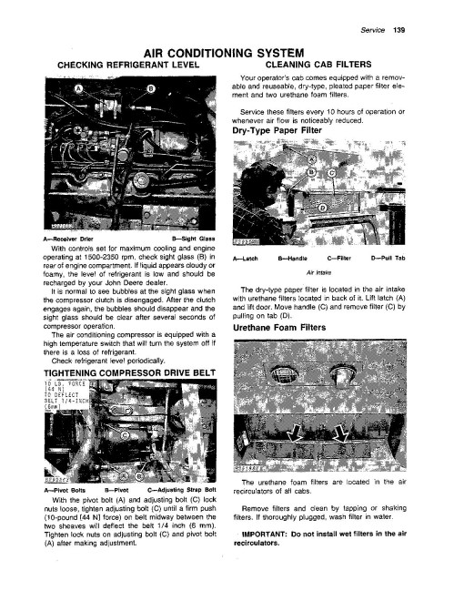 John Deere 6602 Combines (SN: from 353601) (North America) Operators Manual (OMH101513)