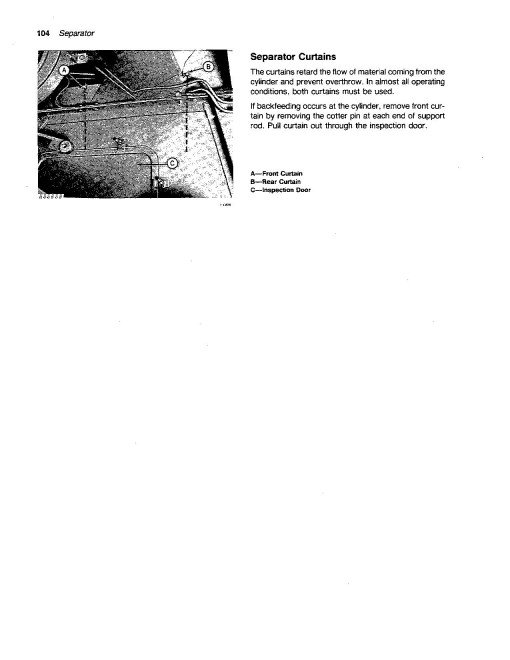 John Deere 4420 Combines (SN: up to 550000) (North America) Operators Manual (OMH111324)