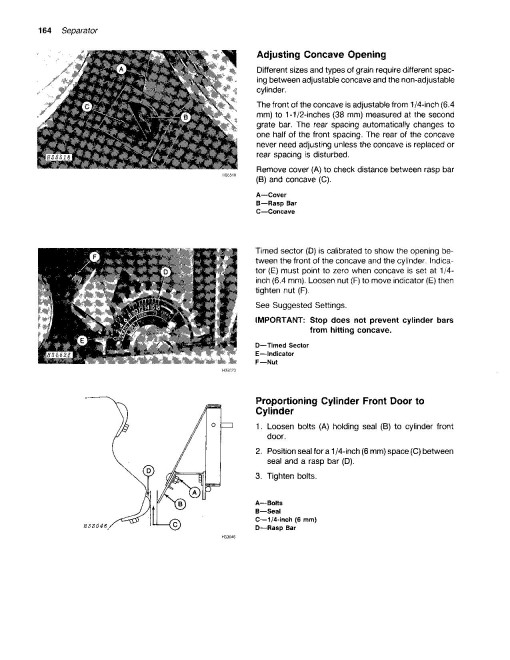 John Deere 6620 (and SideHill), 7720 (SN:551901-600000); 8820 (SN:564101-600000) Combines (N.America) Operators Manual (OMH114163)