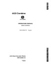 John Deere 4420 Combines (SN: from 610101) (North America) Operators Manual (OMH120063)