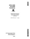 John Deere 9400, 9500 and 9600 Combines (SN: from 630101) Operators Manual (OMH161694)