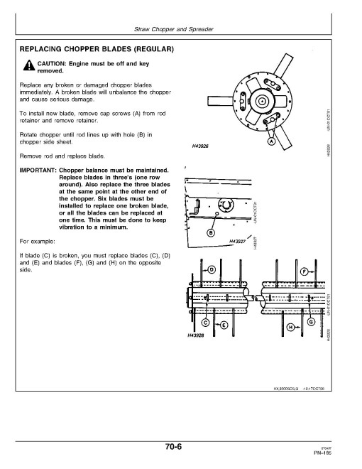 John Deere SideHill 9500 Combines Operators Manual (OMH161696)