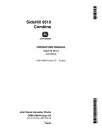 John Deere SideHill 9510 Combines Operators Manual (OMH168644)