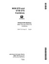 John Deere 9650 STS (SN: 690501 - 695500) and 9750 STS (SN: 690501 - 695600) Combines (North America) Operators Manual (OMH175212)