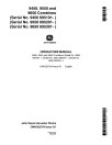 John Deere 9450 (SN: 695101-700100), 9550 (SN: 695201-700200) and 9650 (SN: 695301-700300) Combines Operators Manual (OMH202764)