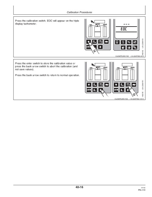John Deere 9450 (SN: from 700101), 9550 (SN: from 700201) and 9650 (SN: from 700301) Combines Operators Manual (OMH205906)