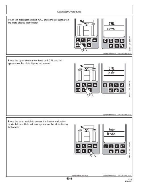 John Deere 9650 STS (SN: from 700501) and 9750 STS (SN: from 700601) Combines (North America) Operators Manual (OMH205908)