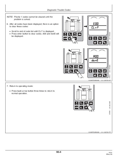 John Deere 9660 CTS Combines (SN: from 710401) Operators Manual (OMH215817)