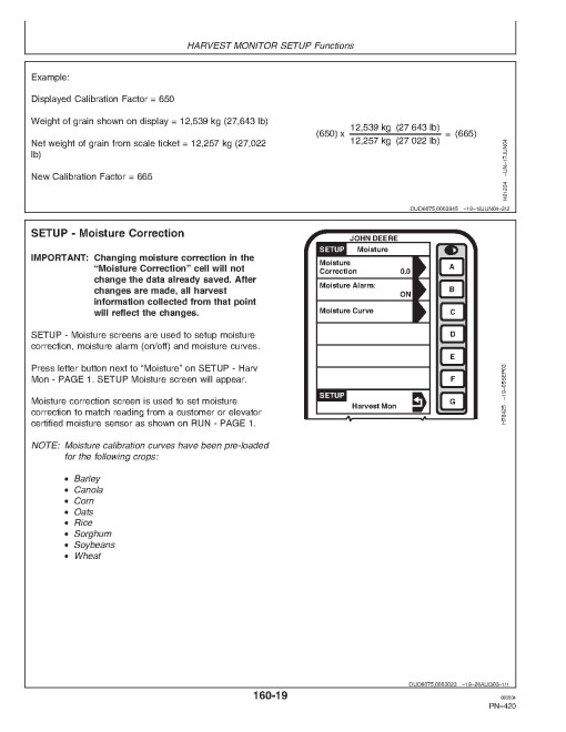 John Deere 9660 CTS Combines (SN: from 710401) Operators Manual (OMH215817)