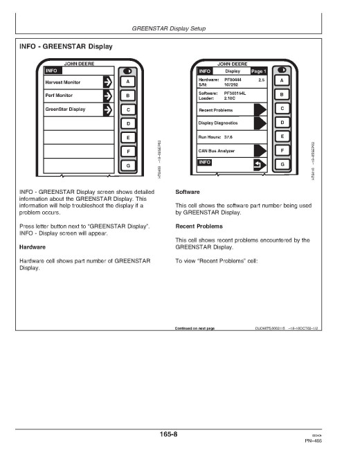 John Deere 9860 STS Combines (SN: 710701 - 715600) Operators Manual (OMH215856)