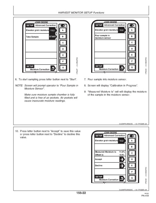 John Deere 9560 (SN: from 715101) and 9660 (SN: from 715201) Combines Operators Manual (OMH219418)