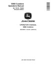 John Deere S560 Combines (SN: 730101 - 735500) (Europe) Operators Manual (OMH235515)