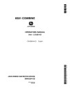 John Deere 6601 Pull-type Combines (SN: up to 002700) (North America) Operators Manual (OMH82644)