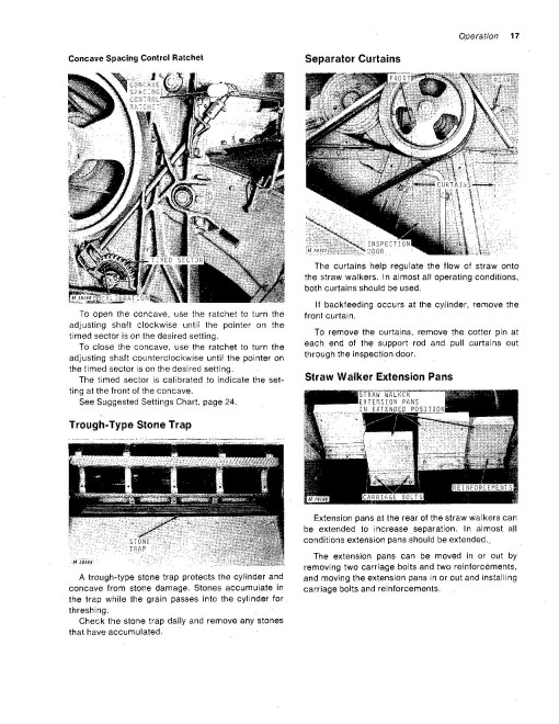 John Deere 6601 Pull-type Combines (SN: 002701 - 003500) (North America) Operators Manual (OMH83747)